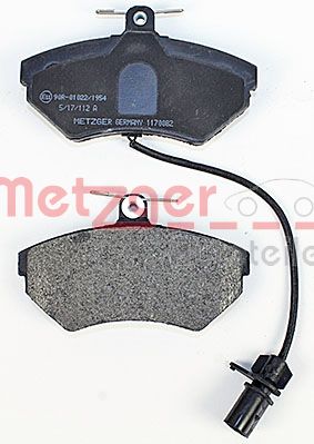 METZGER 1170082 GREENPARTS Bremsbelagsatz, Scheibenbremse